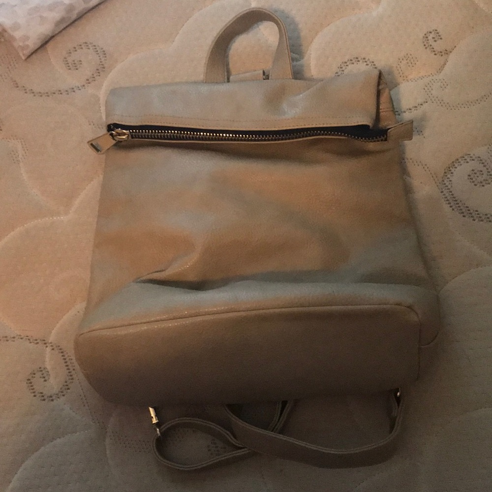 Tan backpack
